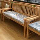 Daro Teak Oval Bench 2 Seater 150cm