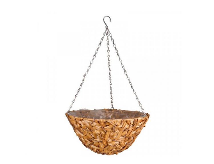 Déco Faux Rattan Basket 14" - image 1