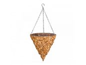 Déco Faux Rattan Cone 14" - image 1