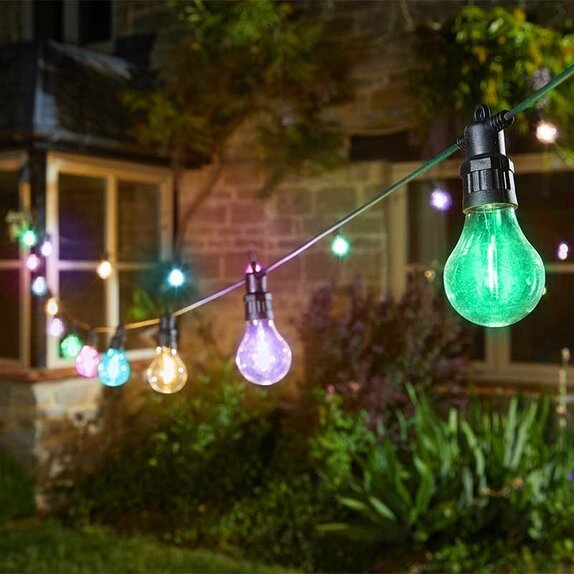 Décor Festoon Lights Multi coloured - Set of 10