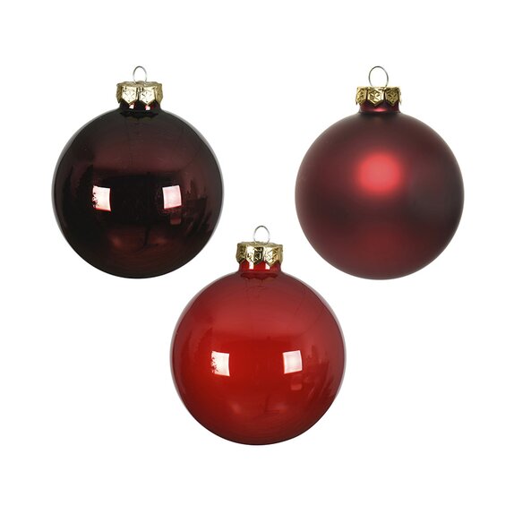 Decoris Baubles Set red - image 2
