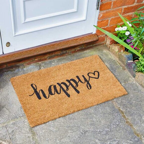 Doormat Happy Heart 