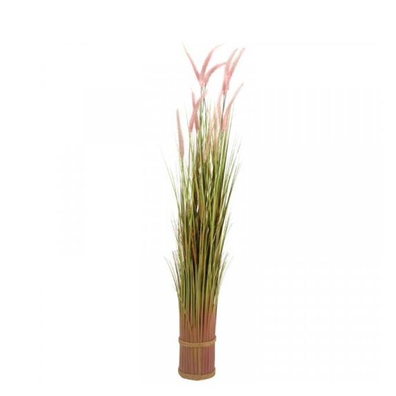 Faux Bouquet Lilac Grass Tails 