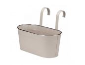 Fence & Balcony Hanging Planter Ivory 12" - image 1