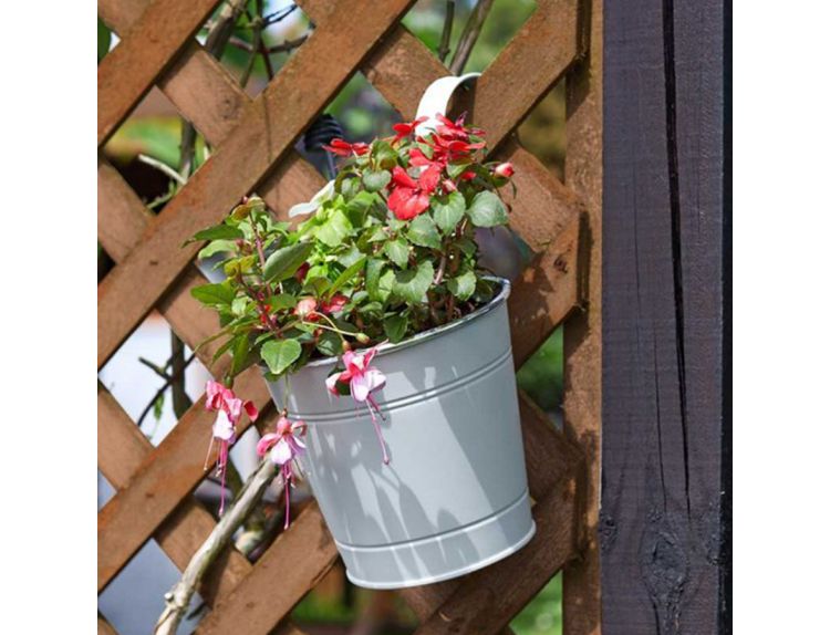 Fence & Balcony Hanging Pot Ivory 6" - image 2