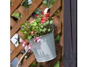 Fence & Balcony Hanging Pot Ivory 6" - image 2