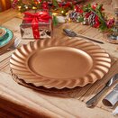 Festive DecorPlate  Gold Swirl - 33cm - image 1
