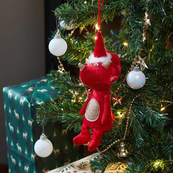 Festive Dino - Pendant - Red - image 1