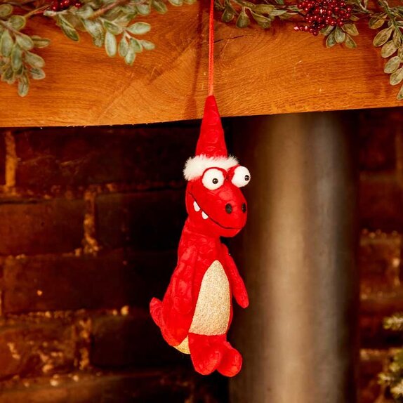 Festive Dino - Pendant - Red - image 2