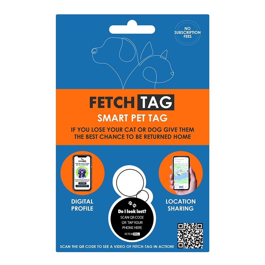 Fetch Tag- Smart pet tag - Knights Garden Centres