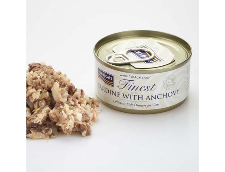 Fish4cats Sardine with Anchovy 70g