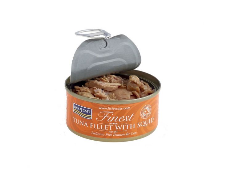 Fish4cats Tuna with Squid 70g