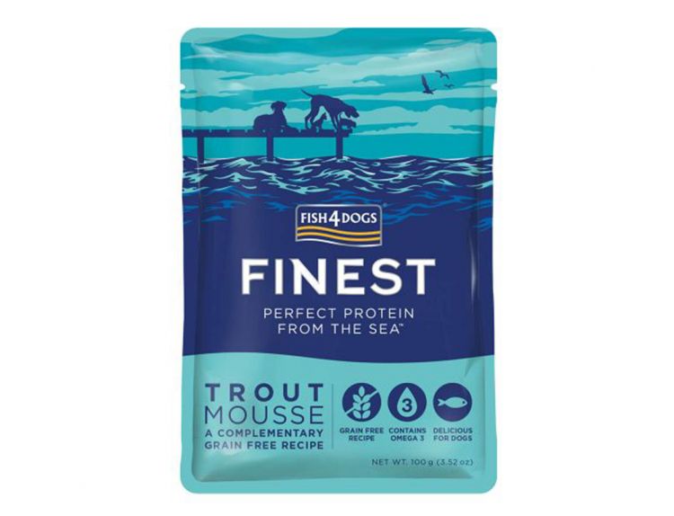 Fish4dogs Finest Trout Mousse 100g