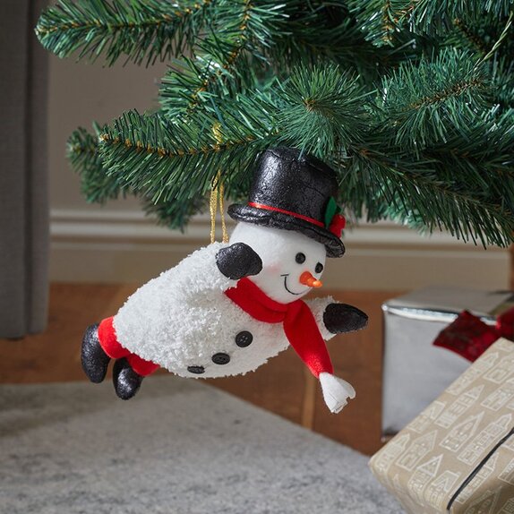 Flying Snowman Pendant