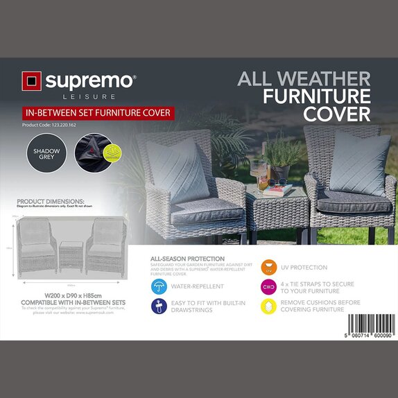 Furniture Cover In-Between Set Grey