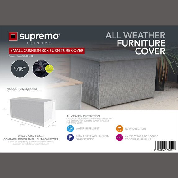 Furniture Cover Small Cushion Box Grey