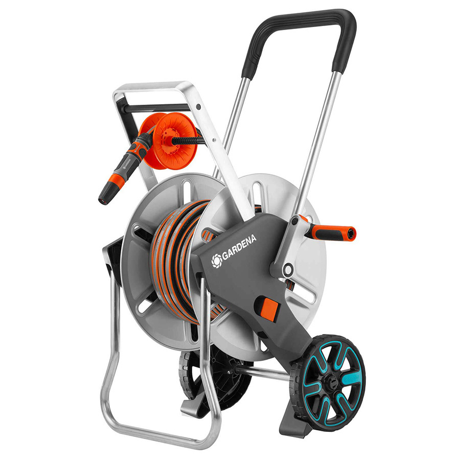 Gardena Hose Trolley CleverRoll M Easy Metal Set Knights Garden Centres