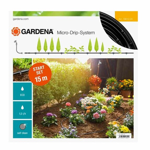 Gardena Micro Drip System Starter Set Rows of Plants S - image 1