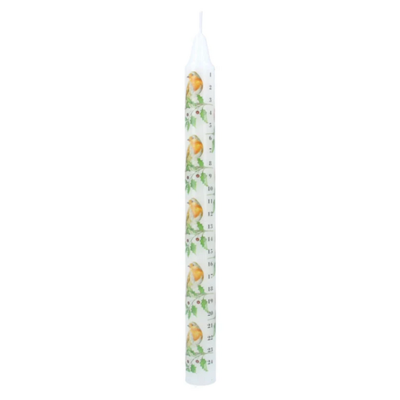 Gisela Graham Robin / Holly Advent Candle
