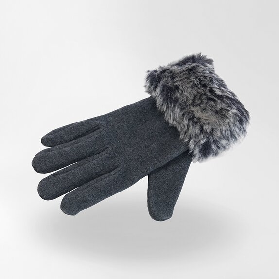 Gloves Fur Cuff