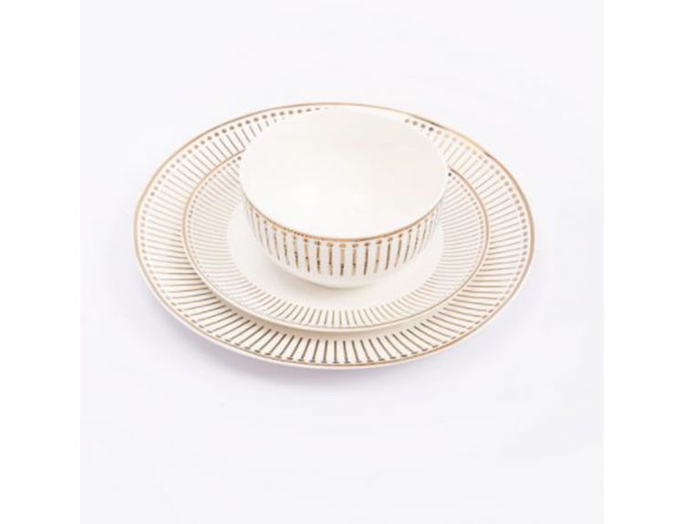 Golden Foil Bowl White/Gold - image 2