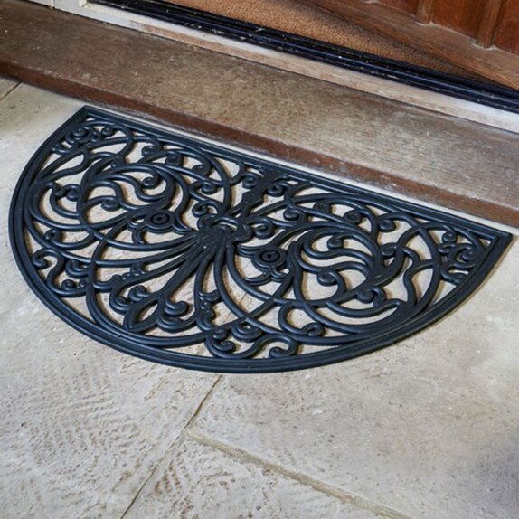 Half Moon Rubber Cast Mat 75x45