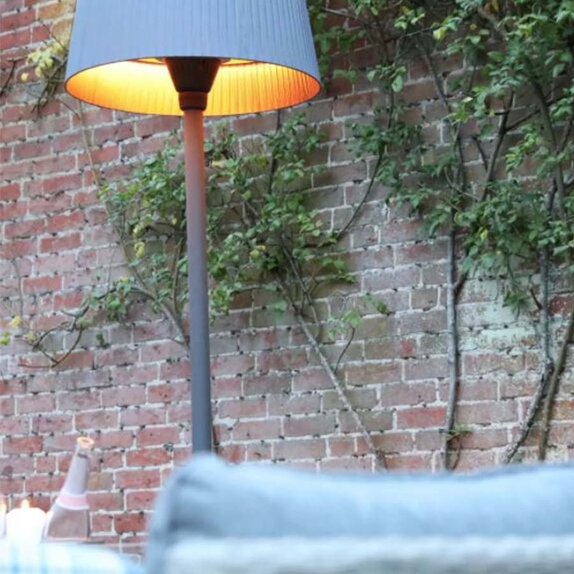 Heater Outdoor Freestanding Lamp Shimmer Light Grey - image 1