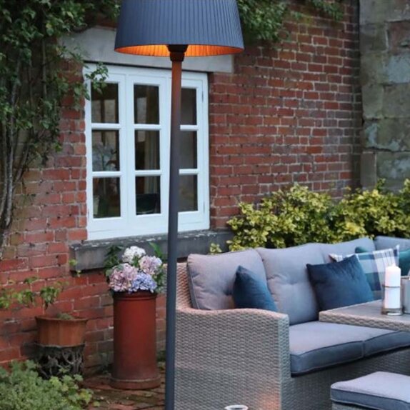 Heater Outdoor Freestanding Lamp Smokey Grey - image 1