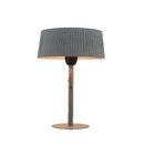 Heater Outdoor Table Top Lamp Shade Shimmer Light Grey