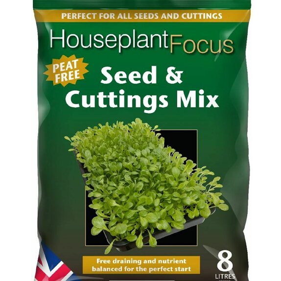 Houseplant Focus Seed & Cuttings Mix Peat Free    8 L