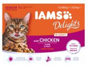 Iams Delights with Chicken in Gravy for Senior Cats