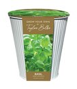 Indoor Basil Zinc Planter
