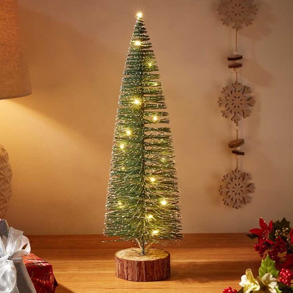 InLit Frosted Fir Tree 40cm