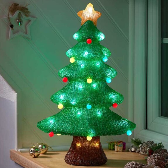 InLit Ice Bauble Tree