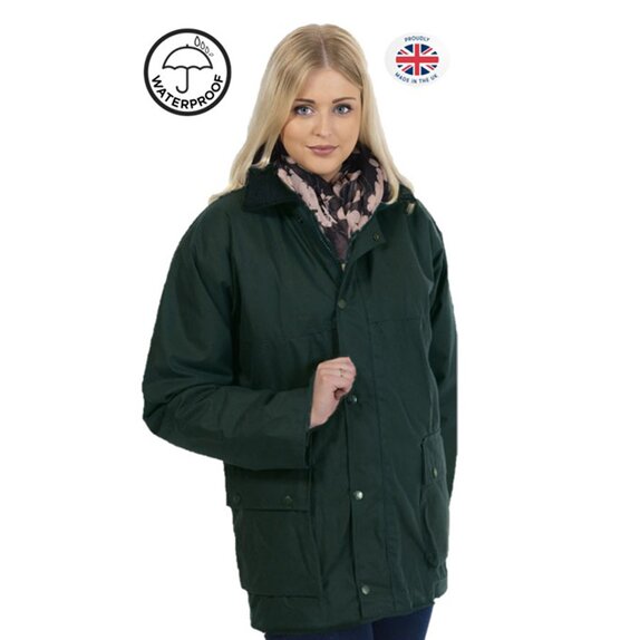 Jacket Elizabeth Wax Green Size14