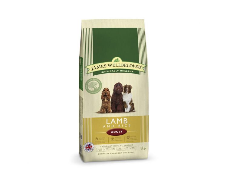 James Wellbeloved Adult Lamb & Rice (15kg)