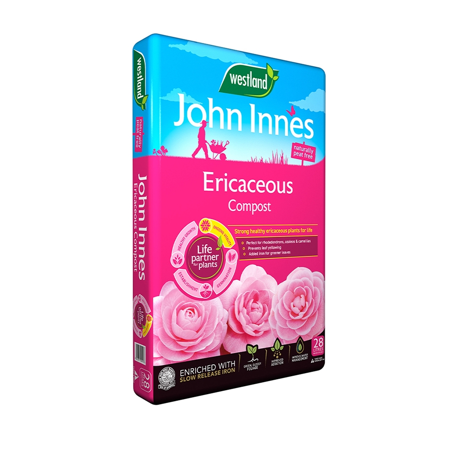 John Innes Peat Free Ericaceous Compost 28L Knights Garden Centres