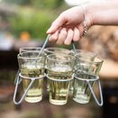 Kadai Chai set of 6 glasses Blue