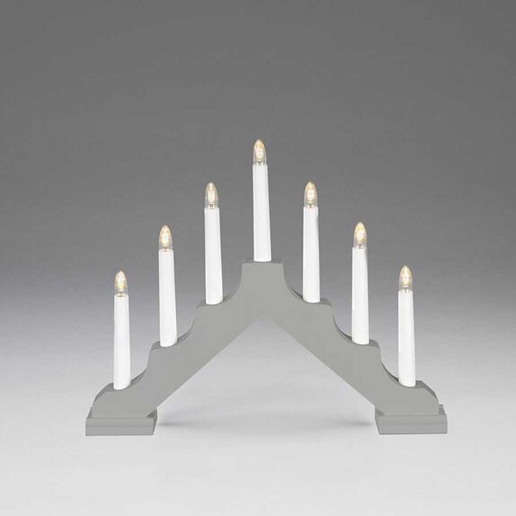 Konstsmide Window Arch Battery Operated Grey