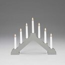 Konstsmide Window Arch Battery Operated Grey