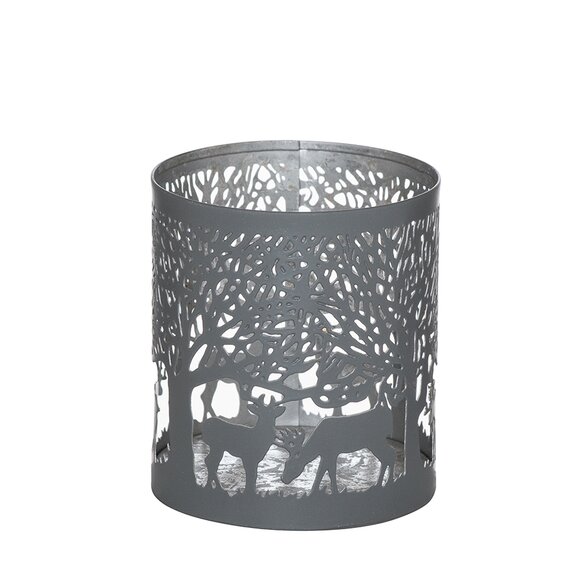 Lantern Glowray Silver And Grey Stag In Forest Small - image 1