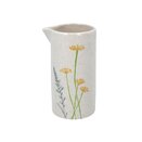 Lavender/Daisy Artisan Ceramic Milk Jug