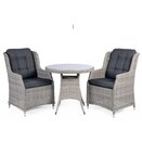 Lazia 80cm Round Bistro Set with Adjustable Table