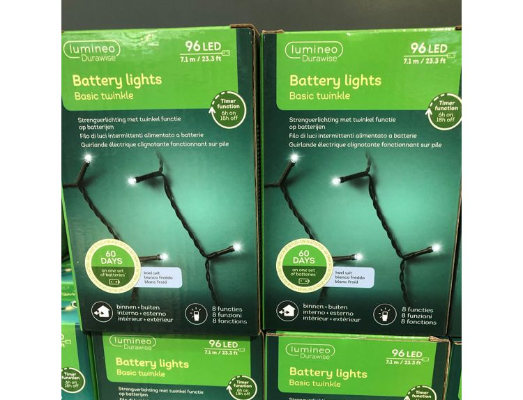 LED Lights Durawsie Battery 96 Cool White