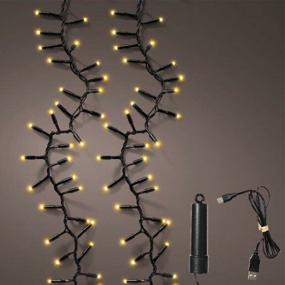 LED Rechargeable Compact Classic warm white lights 4m - image 1