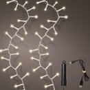 LED Rechargeable Compact warm white lights 4m transparent wire - image 1