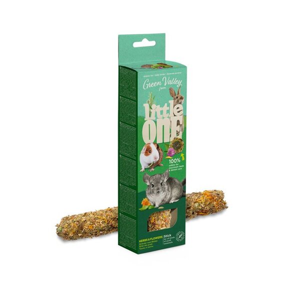 Little One Grainfree Stick for Pet Animals with Herbs 160g