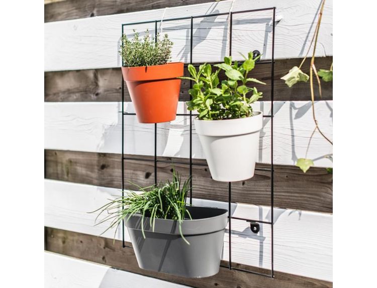 Loft Urban Green Wall Pot Single White 15cm - image 2