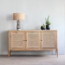 Lymington 3 Door French Caning Sideboard