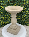 Melmar Stone Bird Bath Edwardian - Sherwood
